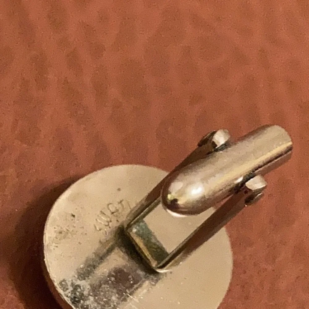 Vintage Swank silver tone cuff links